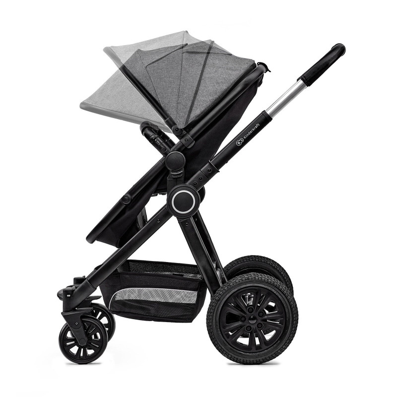 Універсальна коляска 3 в 1 Kinderkraft Veo Black/Gray KKWVEOBLGR3000