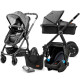 Універсальна коляска 3 в 1 Kinderkraft Veo Black/Gray KKWVEOBLGR3000
