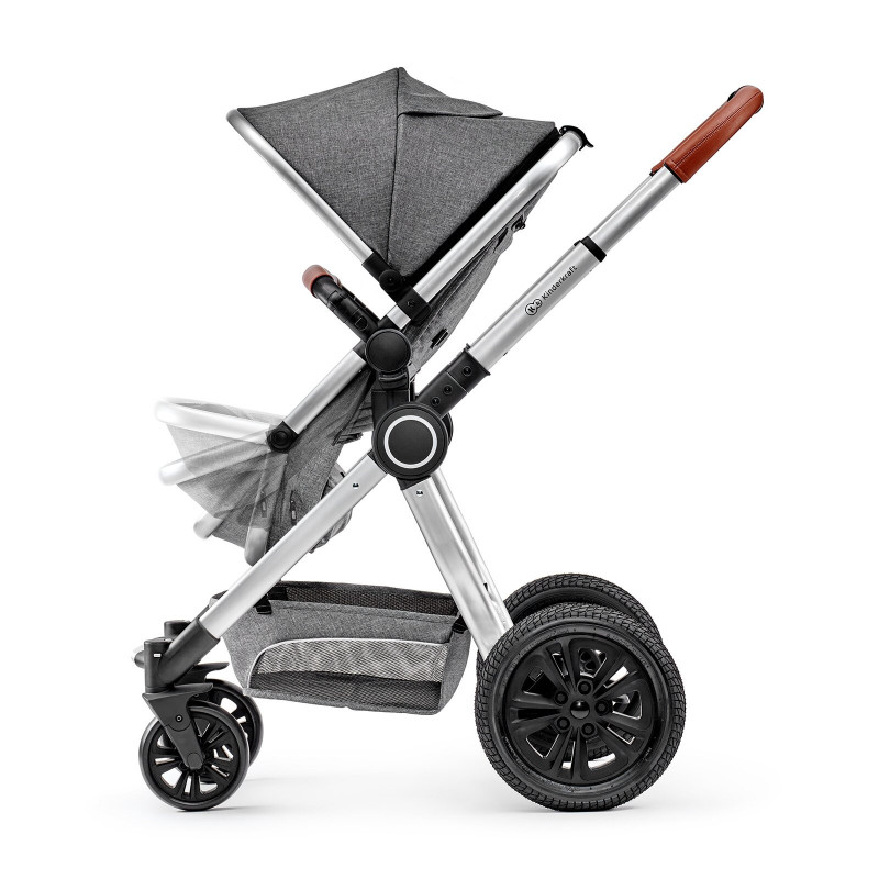 Універсальна коляска 3 в 1 Kinderkraft Veo Gray KKWVEOGRY30000
