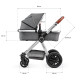Універсальна коляска 3 в 1 Kinderkraft Veo Gray KKWVEOGRY30000