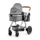 Універсальна коляска 3 в 1 Kinderkraft Veo Gray KKWVEOGRY30000