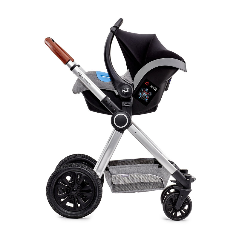 Універсальна коляска 3 в 1 Kinderkraft Veo Gray KKWVEOGRY30000