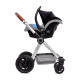 Універсальна коляска 3 в 1 Kinderkraft Veo Gray KKWVEOGRY30000