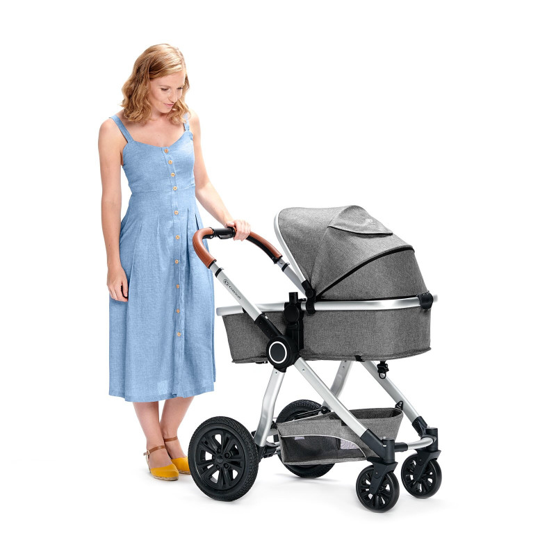 Універсальна коляска 3 в 1 Kinderkraft Veo Gray KKWVEOGRY30000