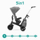 Триколісний велосипед Kinderkraft Easytwist Platinum Grey KKRETWIGRY0000