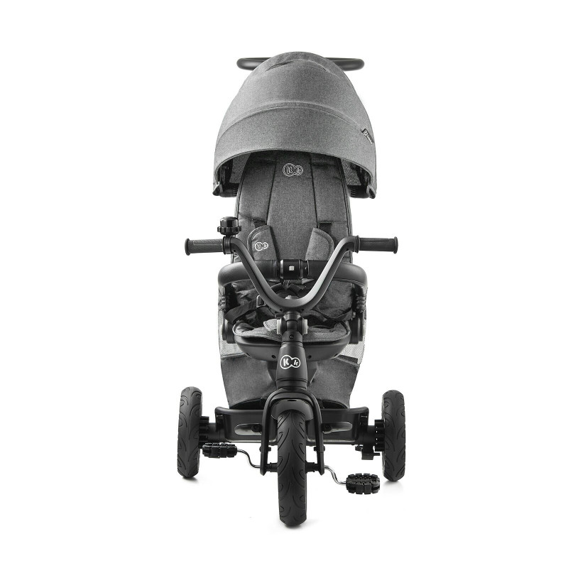 Триколісний велосипед Kinderkraft Easytwist Platinum Grey KKRETWIGRY0000