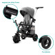 Триколісний велосипед Kinderkraft Easytwist Platinum Grey KKRETWIGRY0000