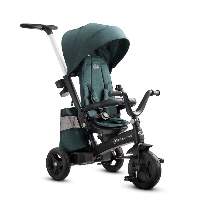 Триколісний велосипед Kinderkraft Easytwist Midnight Green KKRETWIGRE0000