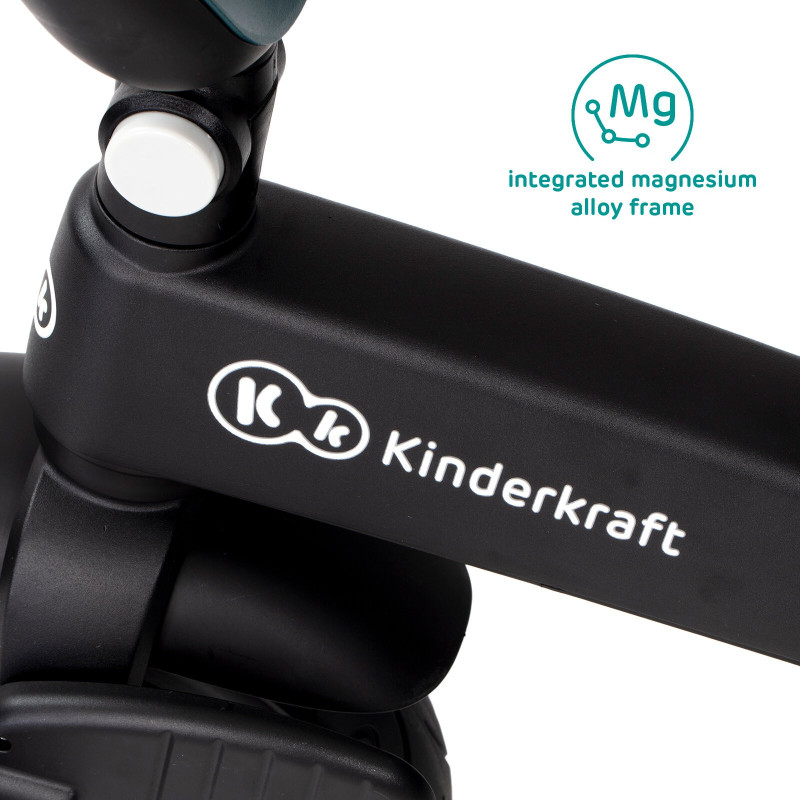 Триколісний велосипед Kinderkraft Easytwist Midnight Green KKRETWIGRE0000