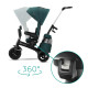 Триколісний велосипед Kinderkraft Easytwist Midnight Green KKRETWIGRE0000