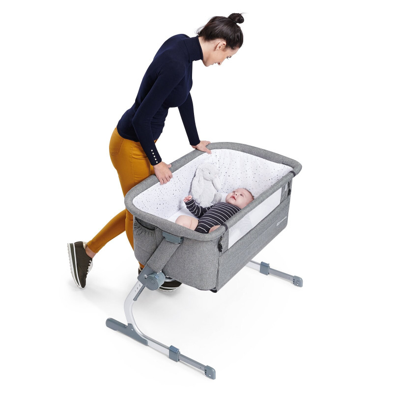 Приставне ліжечко-колиска Kinderkraft Uno Up Gray KKLUNOGRYM000N