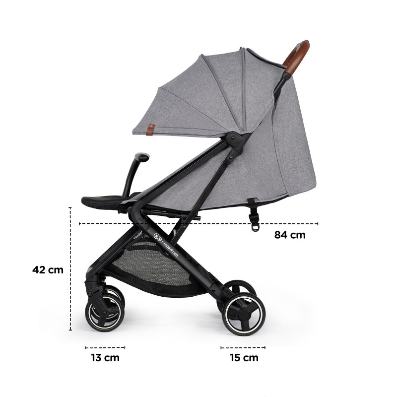 Прогулянкова коляска Kinderkraft Nubi Gray KKWNUBIGRY0000