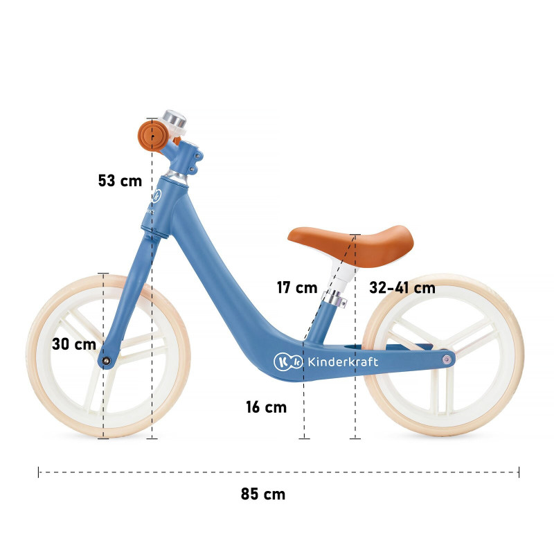 Біговел Kinderkraft Fly Plus Blue KKRFLPLBLU0000
