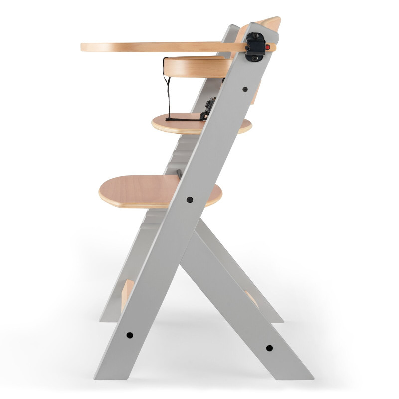 Стільчик для годування Kinderkraft Enock Gray Wood KKKENOCGRY0000