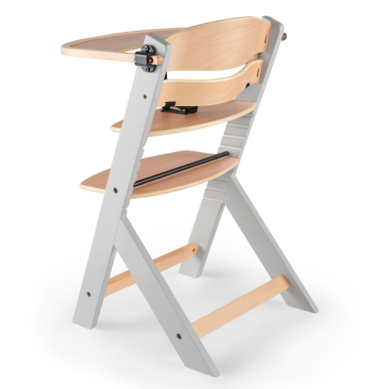 Стільчик для годування Kinderkraft Enock Gray Wood KKKENOCGRY0000