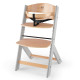 Стільчик для годування Kinderkraft Enock Gray Wood KKKENOCGRY0000