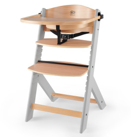 Стільчик для годування Kinderkraft Enock Gray Wood KKKENOCGRY0000