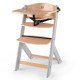 Стільчик для годування Kinderkraft Enock Gray Wood KKKENOCGRY0000