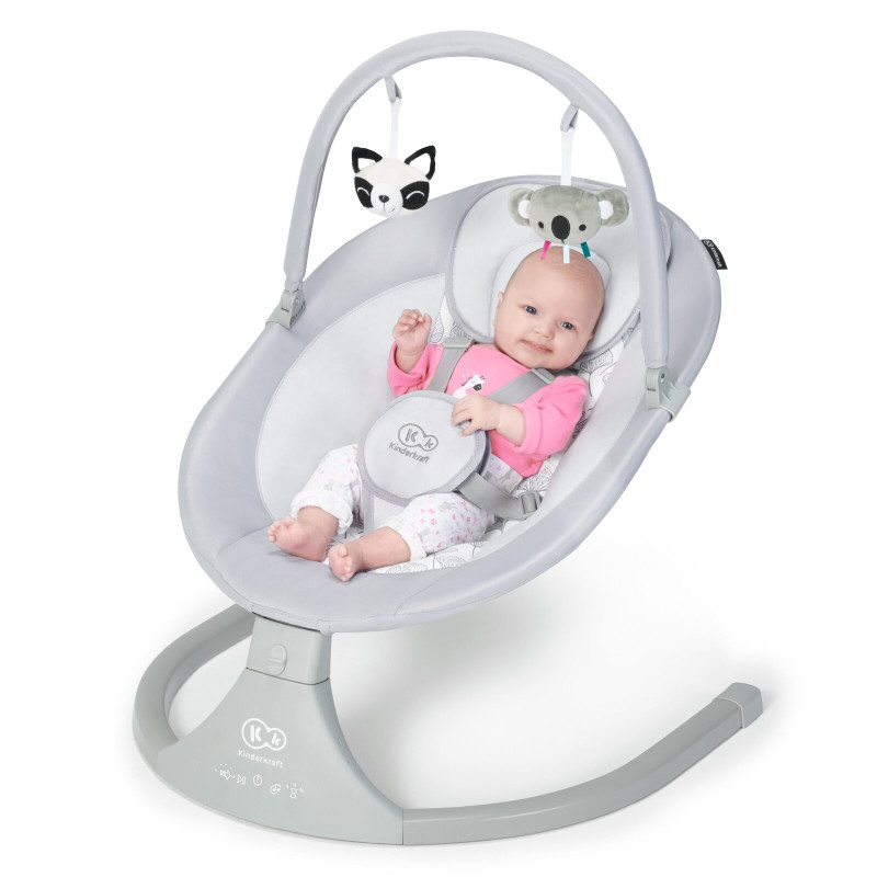 Крісло-гойдалка Kinderkraft Luli Gray KKBLULIGRY0000