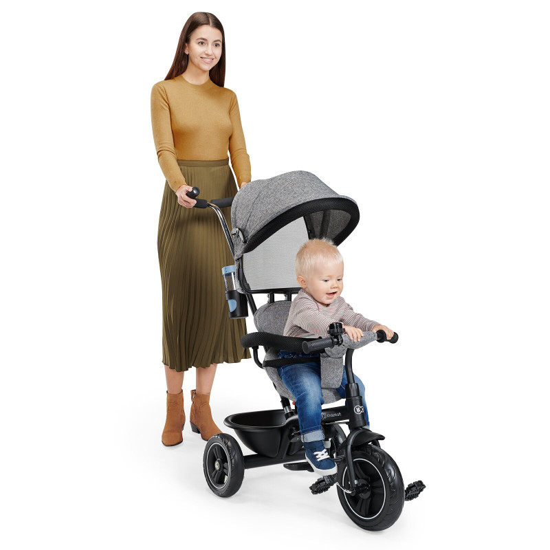 Триколісний велосипед Kinderkraft Freeway Grey Melange KKRFRWAGRY0000