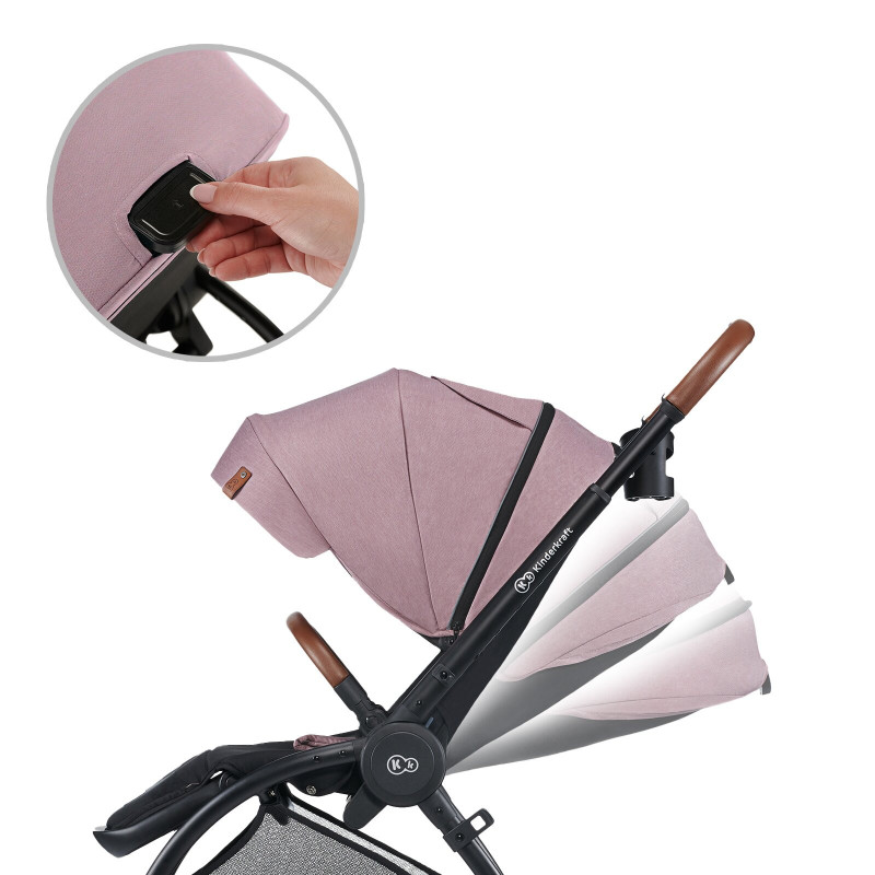 Універсальна коляска 2 в 1 Kinderkraft Evolution Cocoon Marvelous Pink KKWEVCOPNK2000