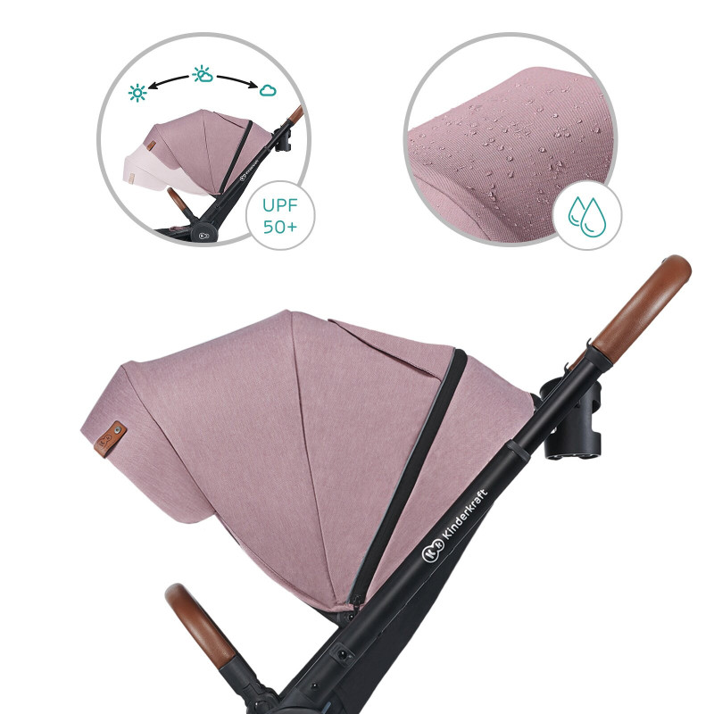 Універсальна коляска 2 в 1 Kinderkraft Evolution Cocoon Marvelous Pink KKWEVCOPNK2000