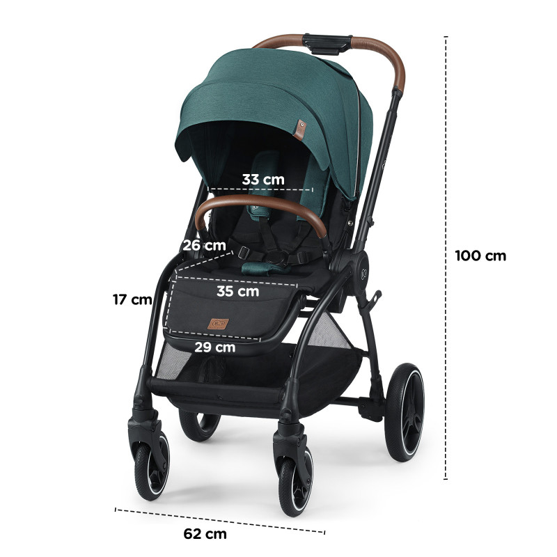 Універсальна коляска 2 в 1 Kinderkraft Evolution Cocoon Platinum Gray KKWEVCOGRY2000