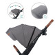 Універсальна коляска 2 в 1 Kinderkraft Evolution Cocoon Platinum Gray KKWEVCOGRY2000