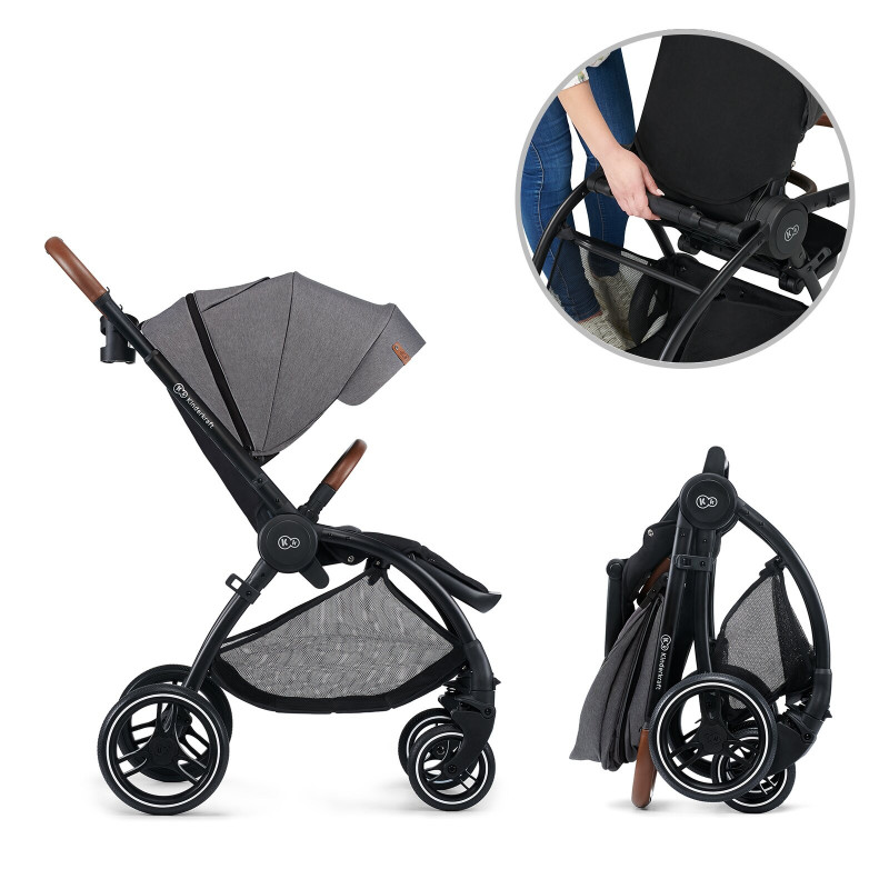 Універсальна коляска 2 в 1 Kinderkraft Evolution Cocoon Platinum Gray KKWEVCOGRY2000
