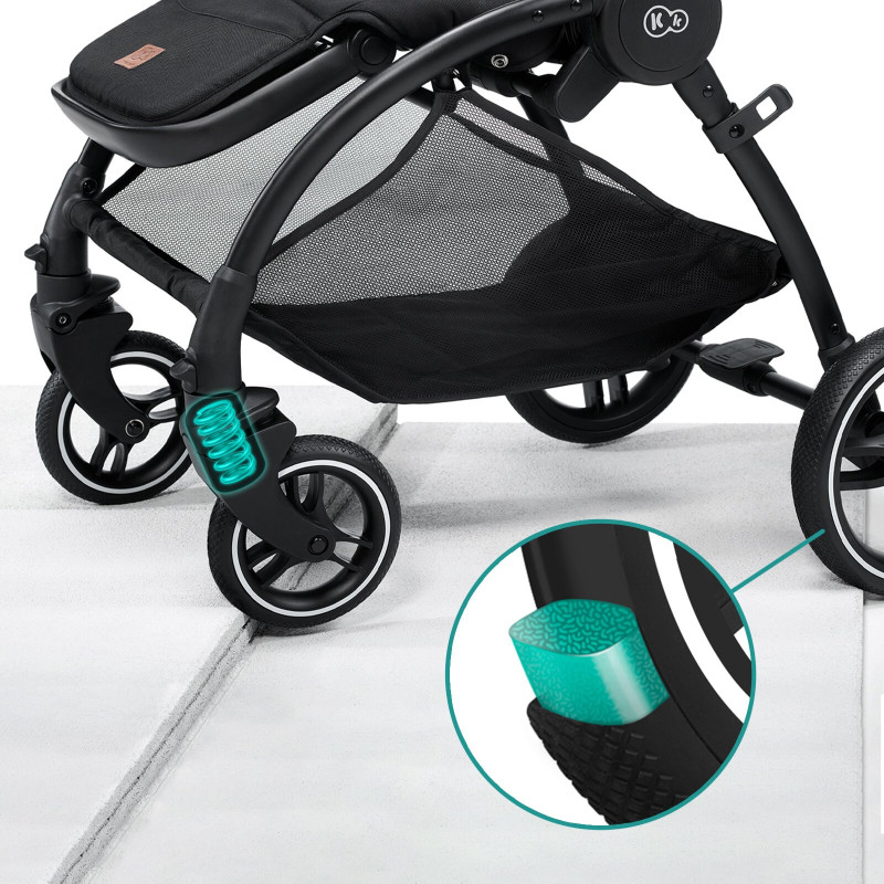 Універсальна коляска 2 в 1 Kinderkraft Evolution Cocoon Midnight Green KKWEVCOGBL2000