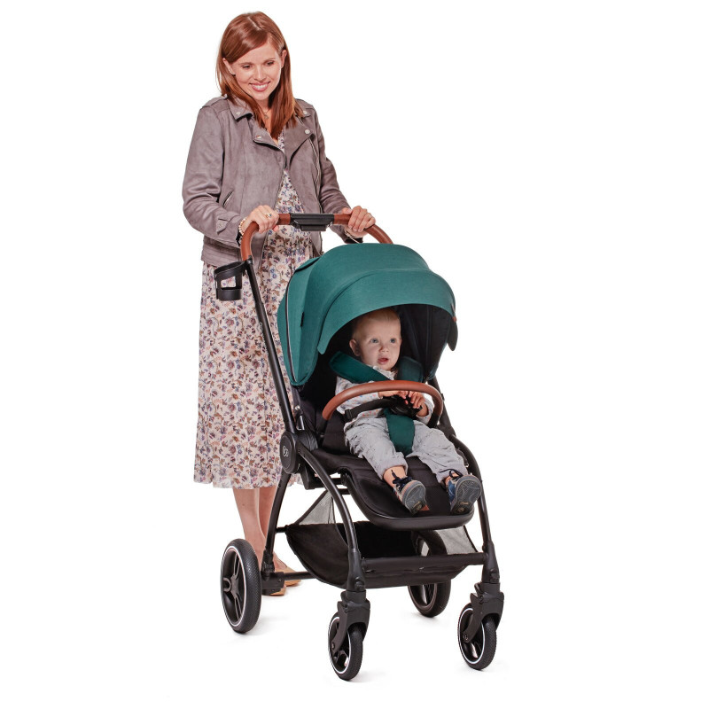 Універсальна коляска 2 в 1 Kinderkraft Evolution Cocoon Midnight Green KKWEVCOGBL2000