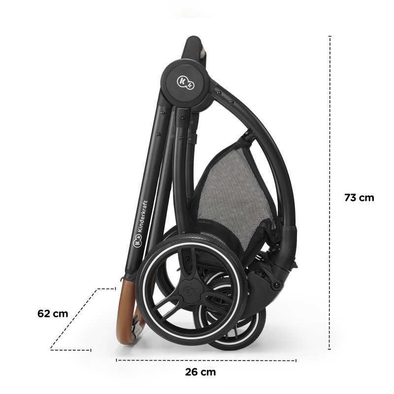 Універсальна коляска 2 в 1 Kinderkraft Evolution Cocoon Midnight Green KKWEVCOGBL2000