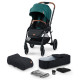 Універсальна коляска 2 в 1 Kinderkraft Evolution Cocoon Midnight Green KKWEVCOGBL2000