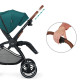 Універсальна коляска 2 в 1 Kinderkraft Evolution Cocoon Midnight Green KKWEVCOGBL2000