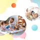 Развивальний килимок-палатка 3 в 1 Kinderkraft Tippy KPTIPP00MUL0000