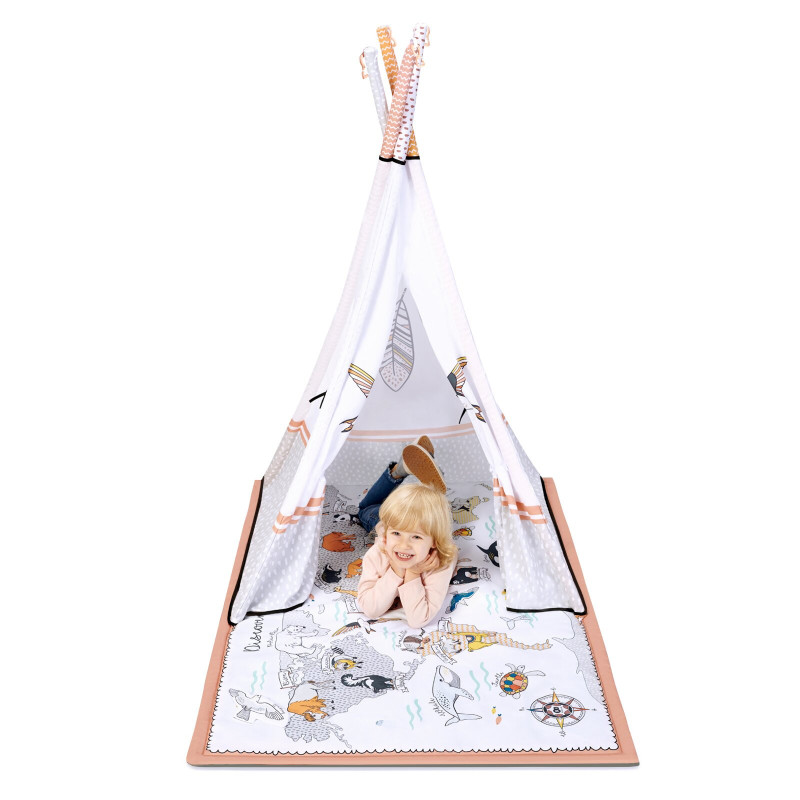 Развивальний килимок-палатка 3 в 1 Kinderkraft Tippy KPTIPP00MUL0000