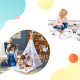 Развивальний килимок-палатка 3 в 1 Kinderkraft Tippy KPTIPP00MUL0000