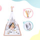 Развивальний килимок-палатка 3 в 1 Kinderkraft Tippy KPTIPP00MUL0000