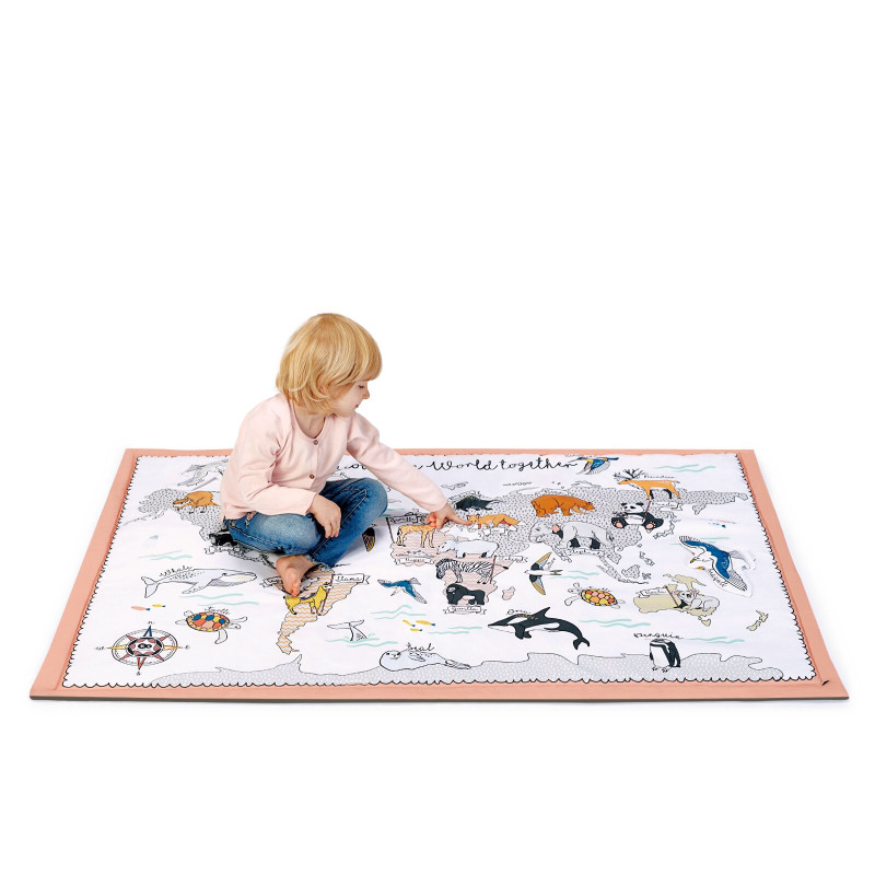 Развивальний килимок-палатка 3 в 1 Kinderkraft Tippy KPTIPP00MUL0000
