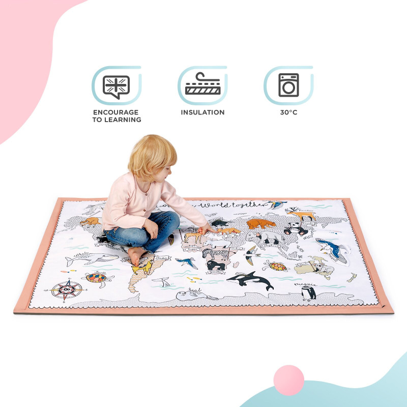 Развивальний килимок-палатка 3 в 1 Kinderkraft Tippy KPTIPP00MUL0000