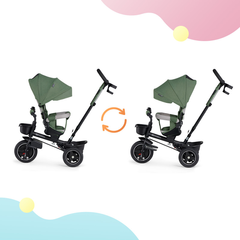 Триколісний велосипед Kinderkraft Spinstep Pastel Green KRSPST00GRE0000