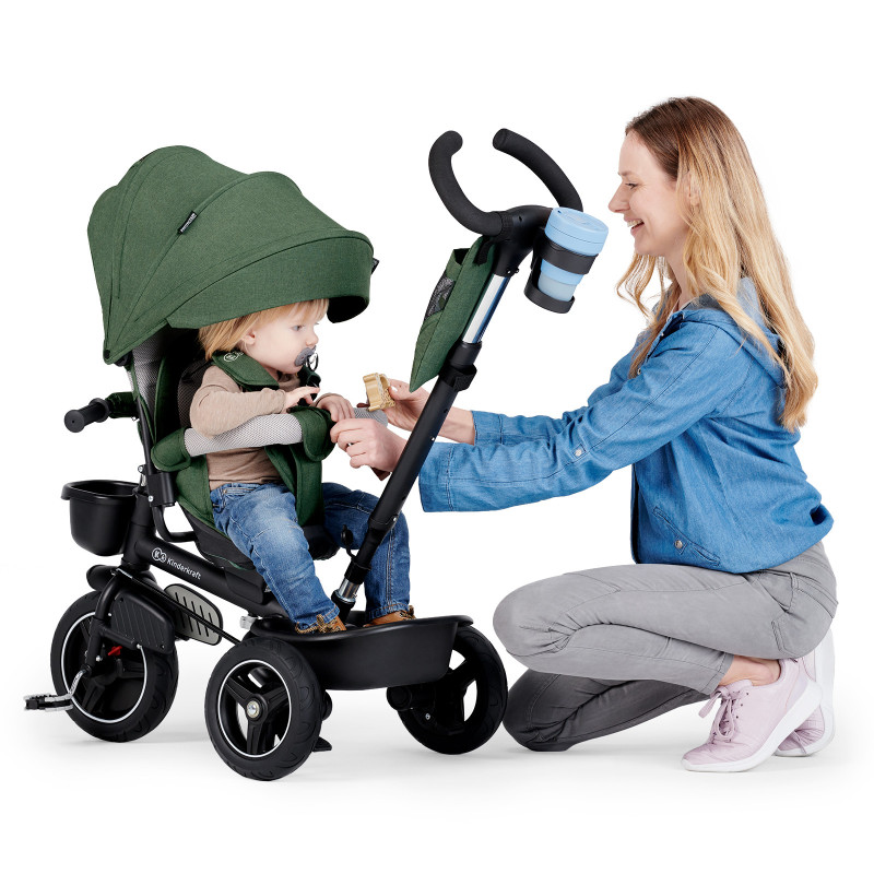 Триколісний велосипед Kinderkraft Spinstep Pastel Green KRSPST00GRE0000