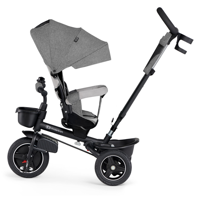 Триколісний велосипед Kinderkraft Spinstep Platinum Grey KRSPST00GRY0000