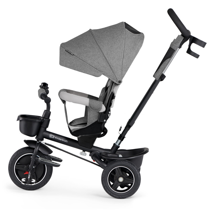 Триколісний велосипед Kinderkraft Spinstep Platinum Grey KRSPST00GRY0000