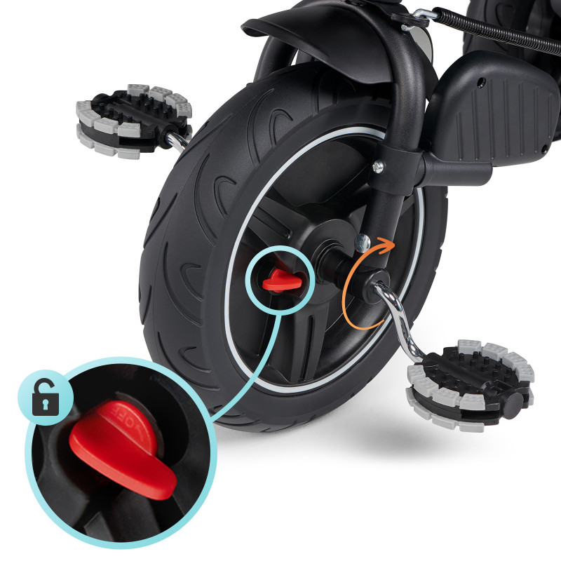 Триколісний велосипед Kinderkraft Spinstep Mauvelous Pink KRSPST00PNK0000