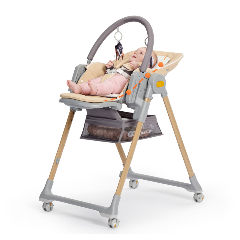 Стільчик для годування Kinderkraft Lastree Beige Wood KHLAST00BEGW000