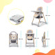 Стільчик для годування Kinderkraft Lastree Beige Wood KHLAST00BEGW000