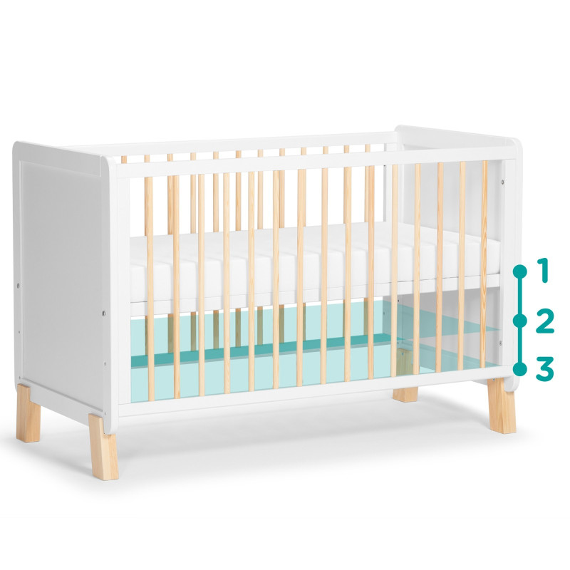 Дитяча кроватка Kinderkraft Nico White KKHNICOWHT000N