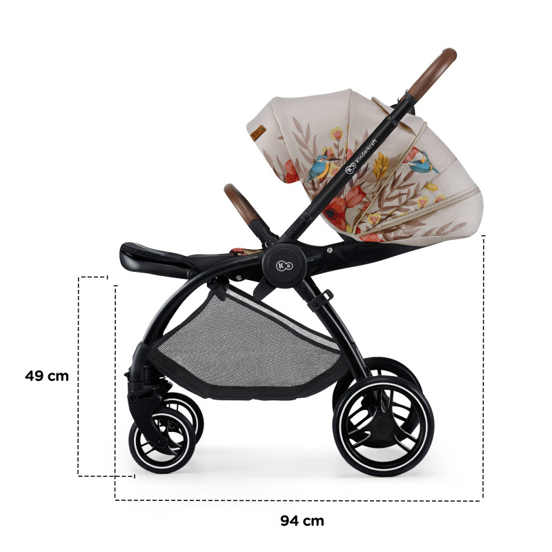 Універсальна коляска 2 в 1 Kinderkraft Evolution Cocoon Bird KKWEVCOBIR2000
