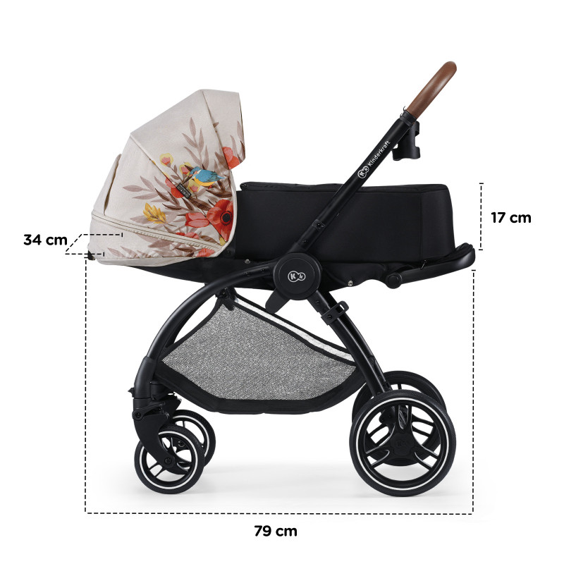 Універсальна коляска 2 в 1 Kinderkraft Evolution Cocoon Bird KKWEVCOBIR2000